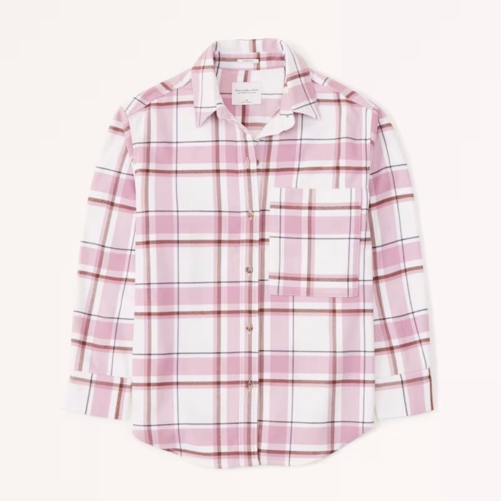 NWT A&F Oversized flannel